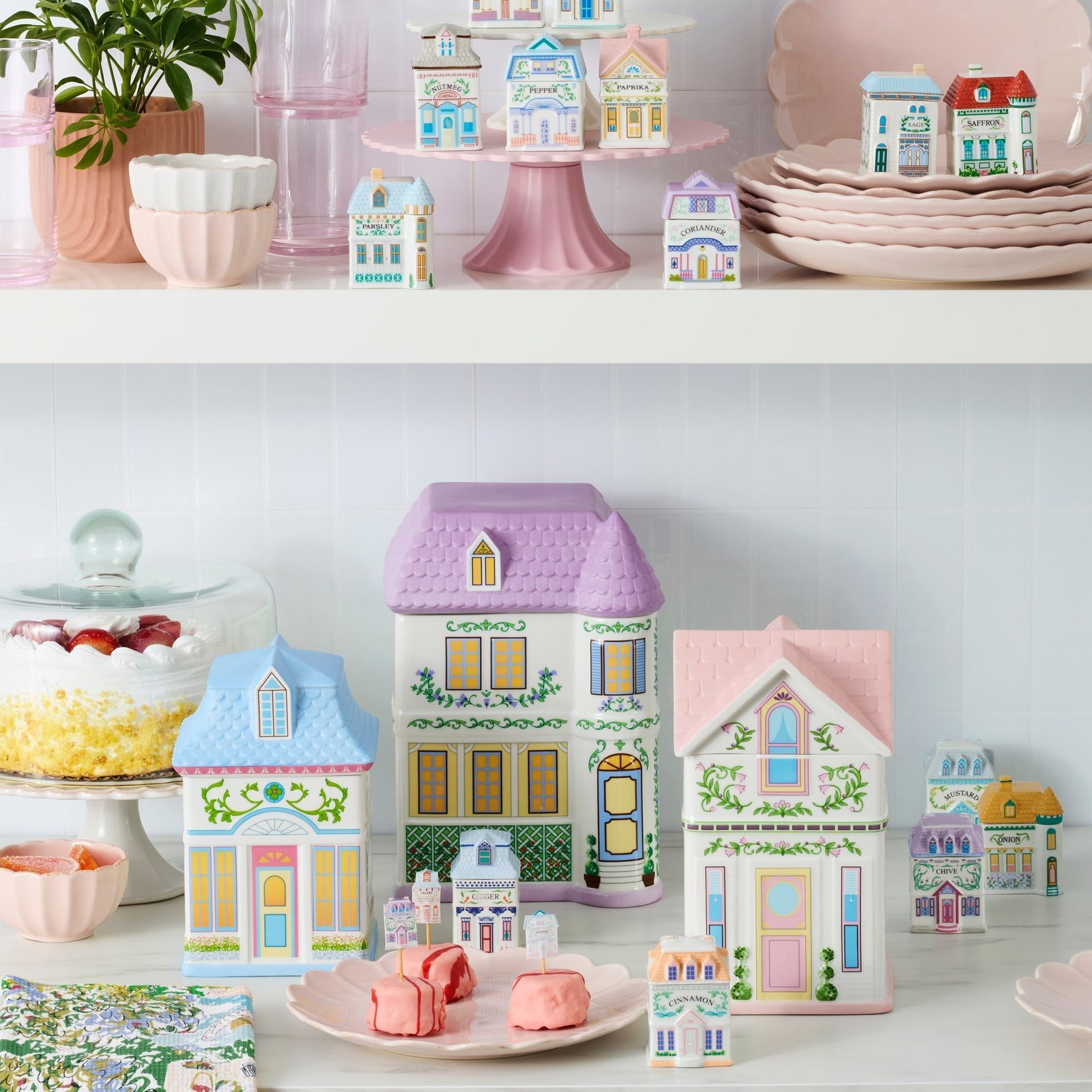Lenox Village House Canisters – Set Of 3 - Image 4