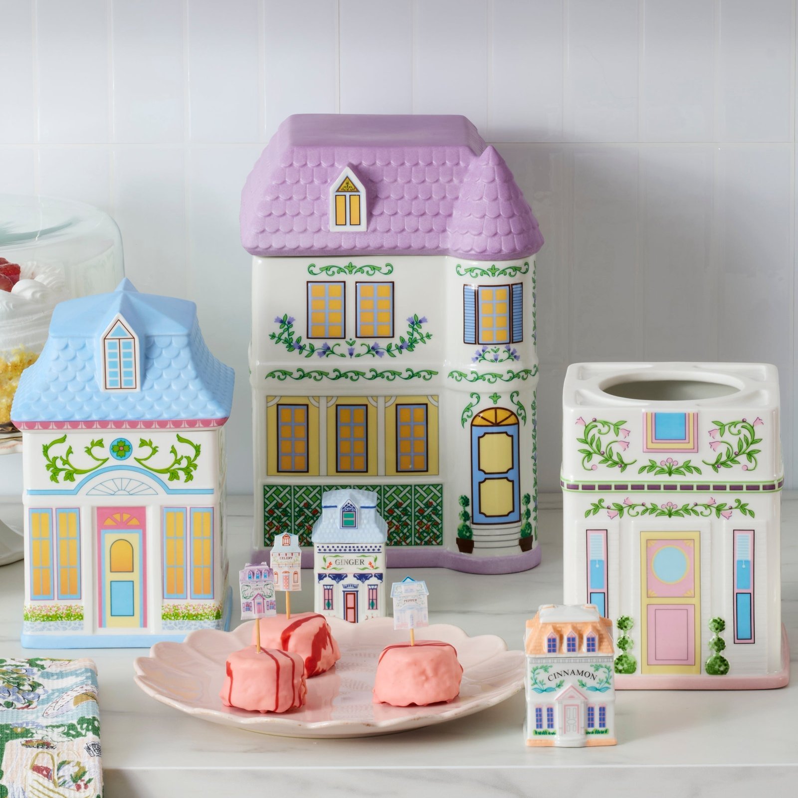 Lenox Village House Canisters – Set Of 3 - Image 5