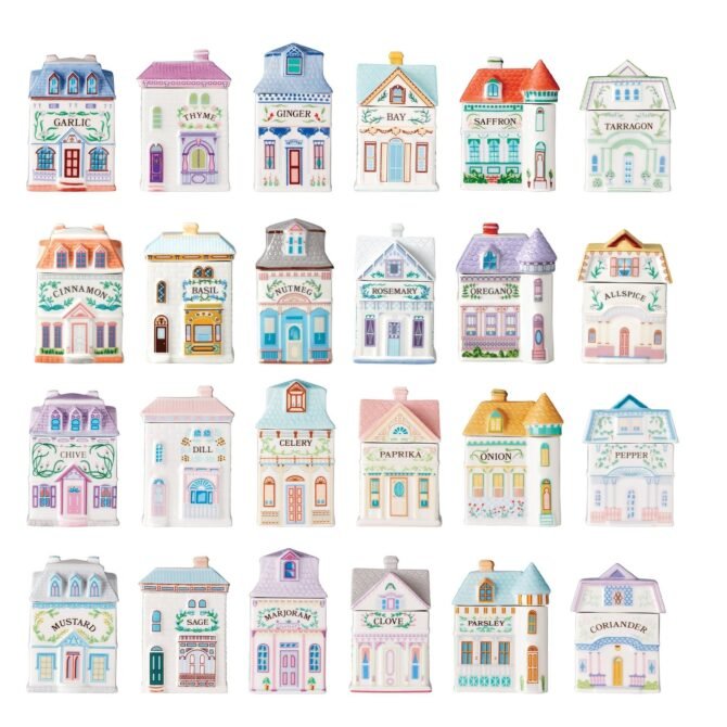 Lenox Spice Village 24-Piece Spice Jar Set