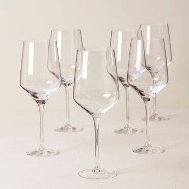 Tuscany Classics Angled Wine Glasses – Set Of 6