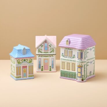 Lenox Village House Canisters – Set Of 3