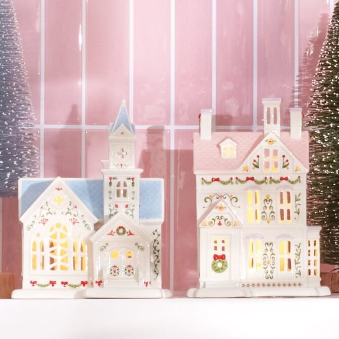 Lenox Village Christmas Lit House Figurine - Image 8