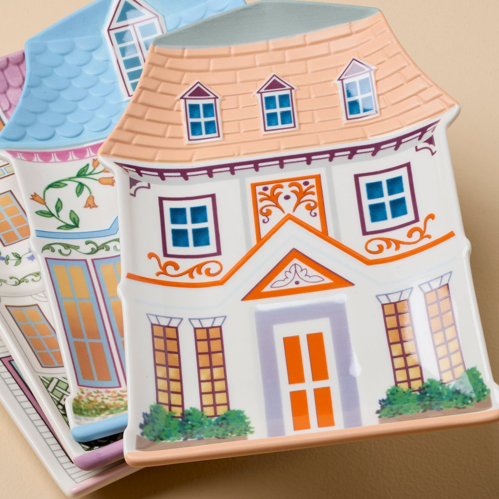 Lenox Village House Accent Plates – Set of 4 - Image 6