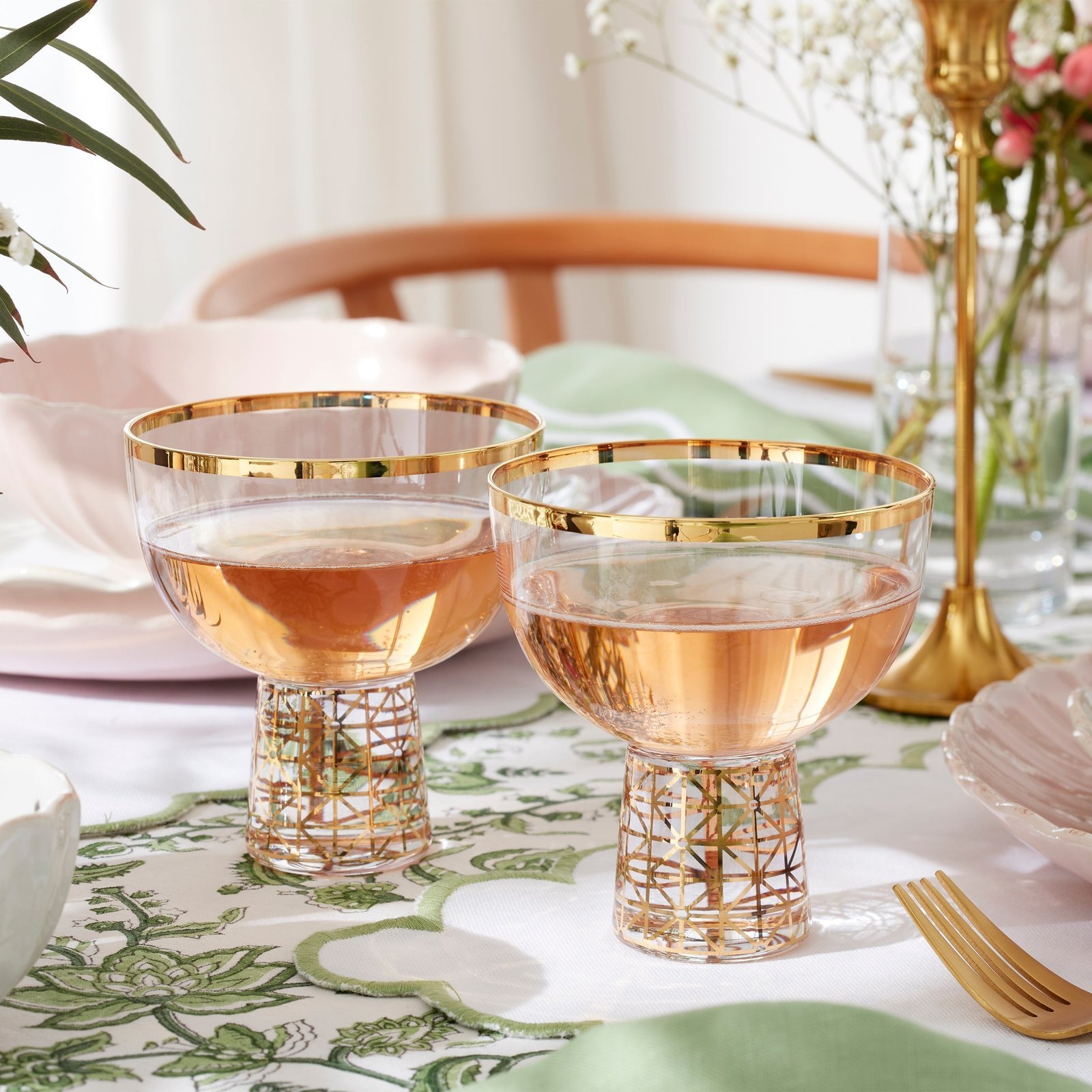 Tuscany Classics Gold Frost Coupe Glasses – Set Of 4 - Image 3