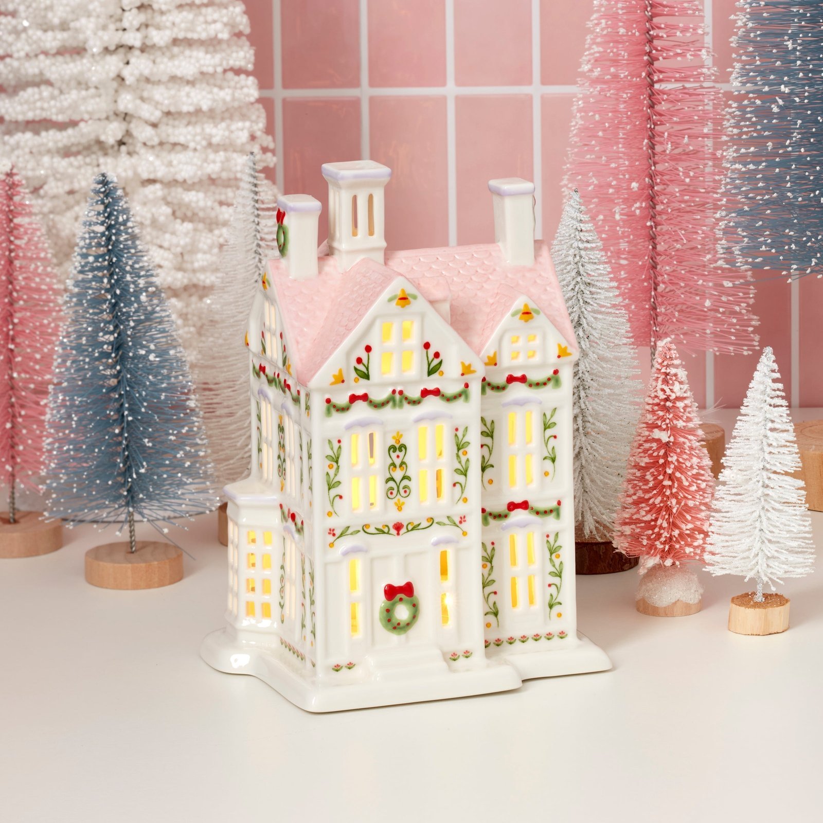Lenox Village Christmas Lit House Figurine - Image 5