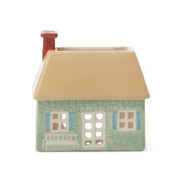 Incense House with Tea Light + 20 Cones, English Cottage