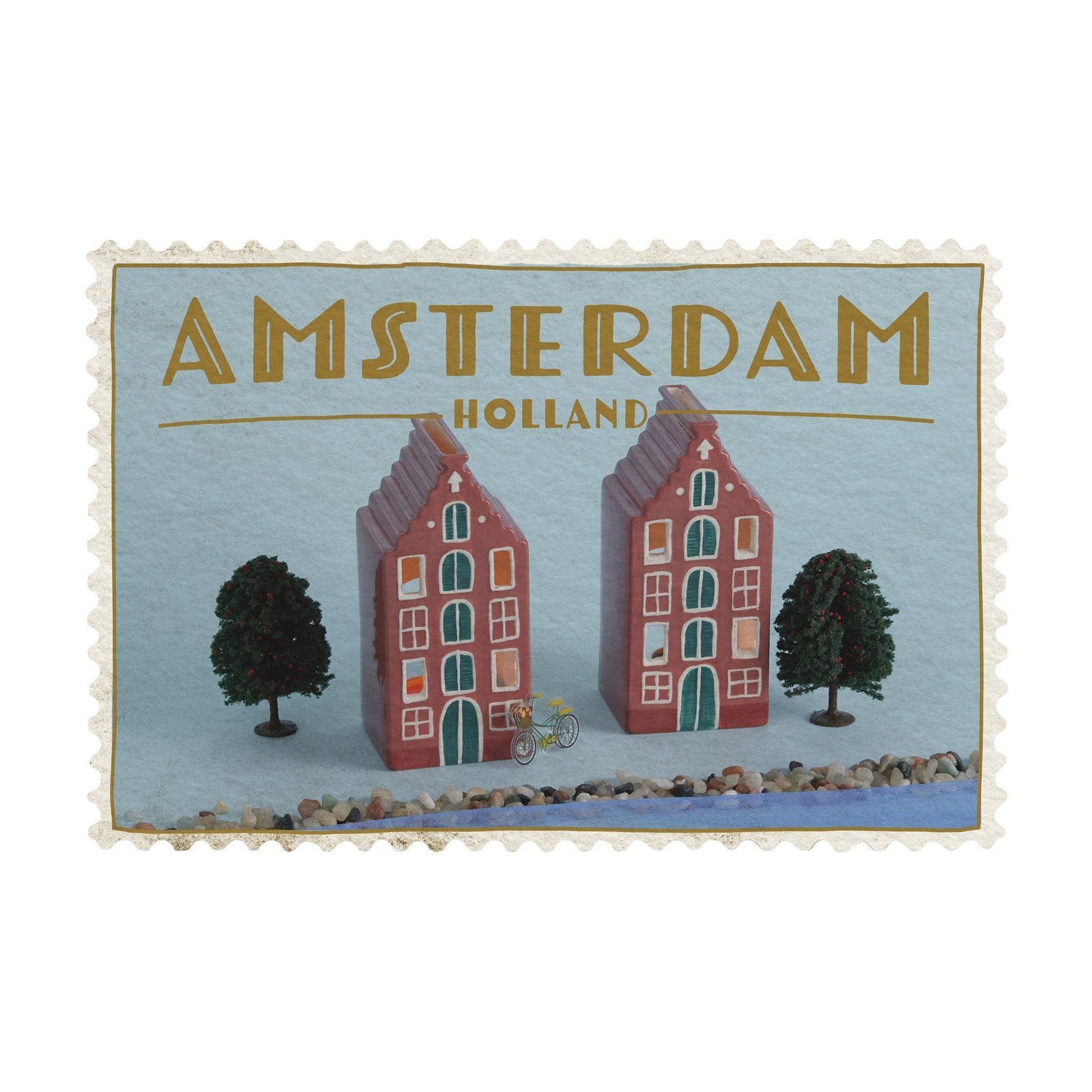 Incense House with Tea Light + 20 Cones, Amsterdam House - Image 3