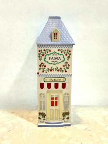LENOX SpiCE ViLLAGE PasTA CanISTER PorCELAIN DISCONTINUED Rare VINTAGE 1992