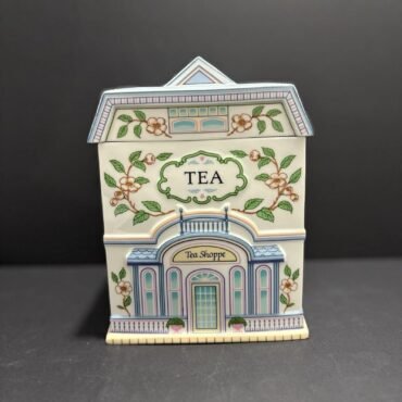 1990 Lenox Spice Village TEA Canister Tea Shoppe