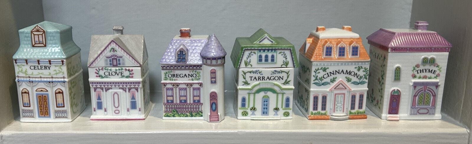 1989 Lenox Spice Village Full Set Of 24 Vintage Great Condition No Rack - Image 4