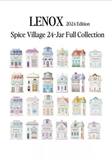 2024 Lenox Spice Village 24 Piece Jar Collection Complete Full Set New