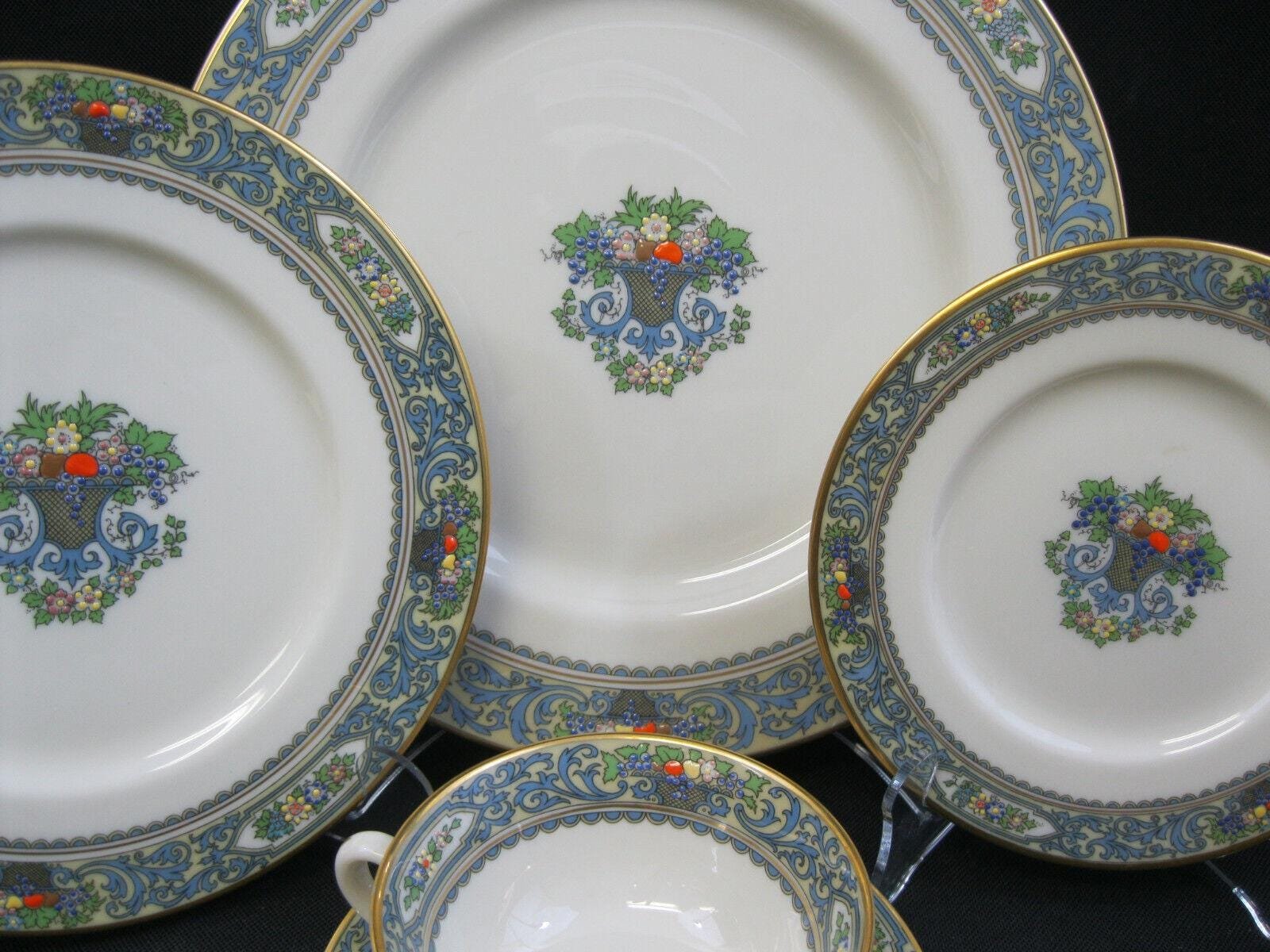 Lenox China Autumn~(1)~5 Piece Place Setting~1st Quality~Gold Mark~Perfect - Image 3