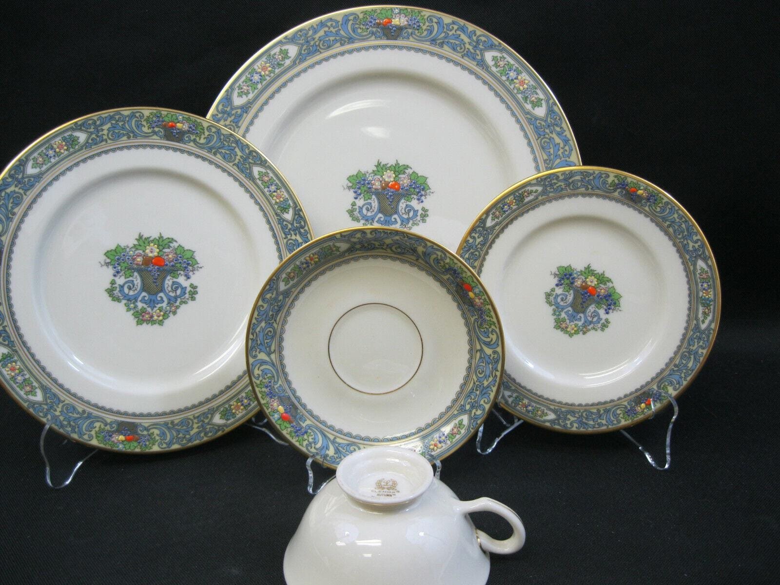 Lenox China Autumn~(1)~5 Piece Place Setting~1st Quality~Gold Mark~Perfect - Image 4