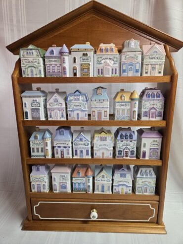 Lennox Spice Village Complete Set Of 24 Handcrafted Fine Porcelain 1989