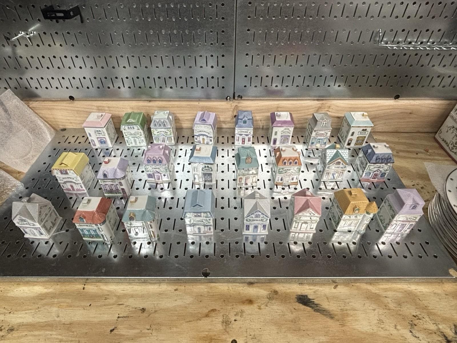 Vintage 1989 Lenox Spice Village – Complete Set of 24 Houses – Rare Collectible - Image 2