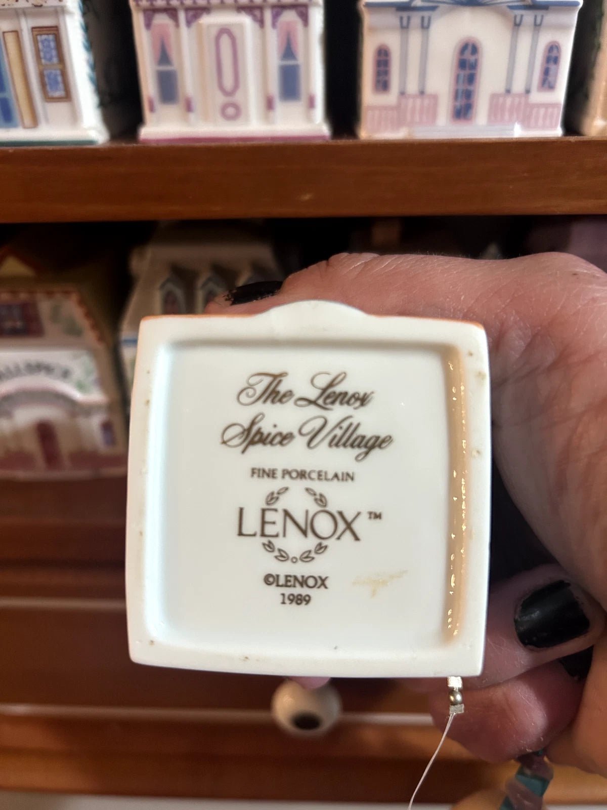 Lenox Spice Village 1989 Complete Set of 24 Jars & Display Shelf SEE PHOTOS READ - Image 3