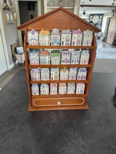 VINTAGE 1989 LENOX Spice Village Complete Set 24 Handcrafted Fine Porcelain MINT