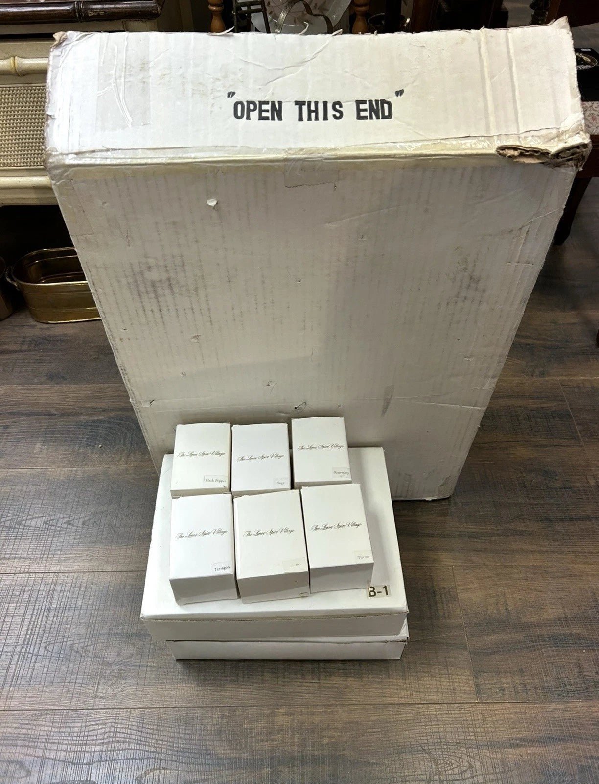 Lenox Spice Village Set Complete Vintage 1989 W/24 Spice Cottages & Rack - Image 19