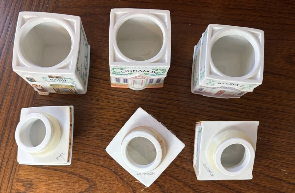 Lenox Spice Village Complete Set Of 24 Handcrafted Fine Porcelain 1989 Taiwan - Image 12