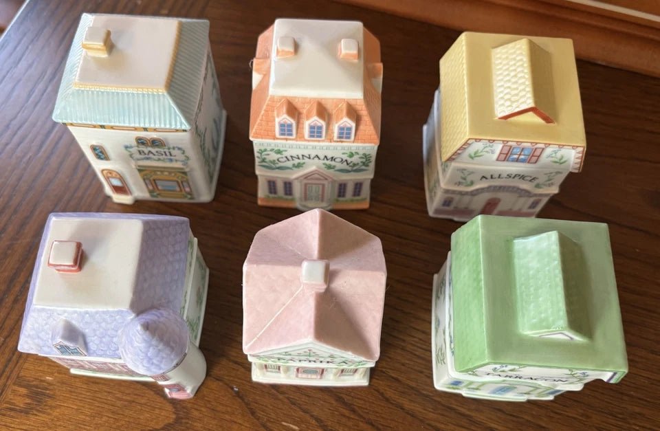 Lenox Spice Village Complete Set Of 24 Handcrafted Fine Porcelain 1989 Taiwan - Image 10