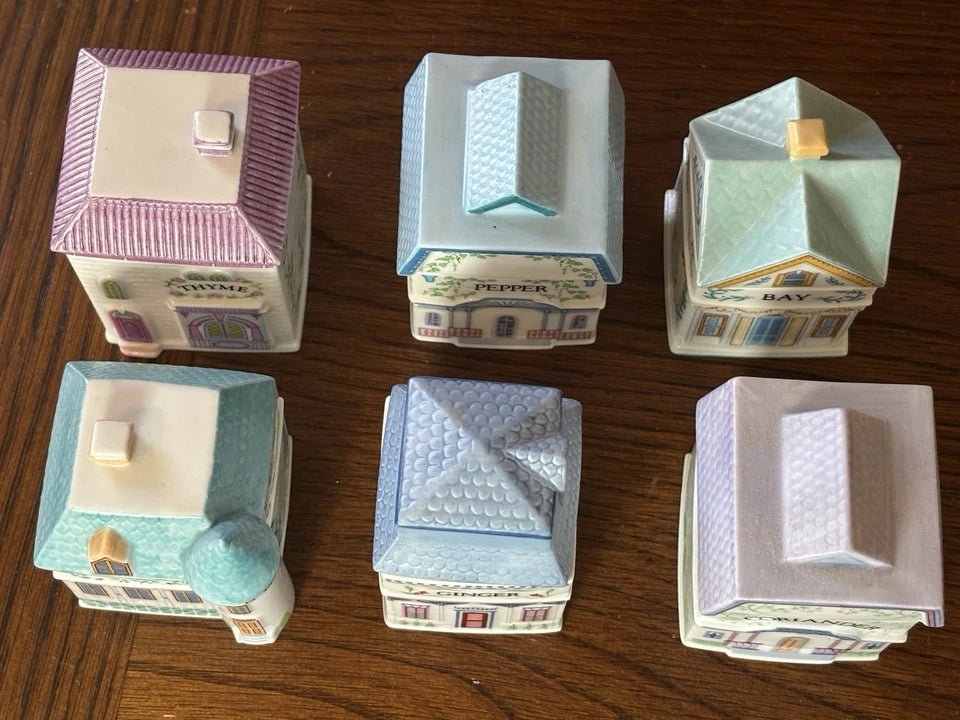 Lenox Spice Village Complete Set Of 24 Handcrafted Fine Porcelain 1989 Taiwan - Image 7