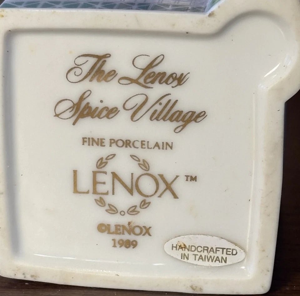 Lenox Spice Village Complete Set Of 24 Handcrafted Fine Porcelain 1989 Taiwan - Image 2