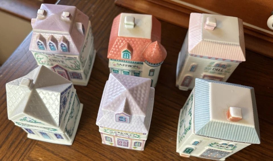 Lenox Spice Village Complete Set Of 24 Handcrafted Fine Porcelain 1989 Taiwan - Image 21