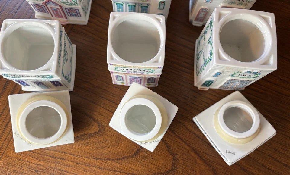 Lenox Spice Village Complete Set Of 24 Handcrafted Fine Porcelain 1989 Taiwan - Image 20