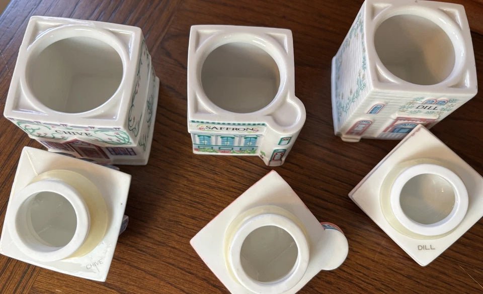 Lenox Spice Village Complete Set Of 24 Handcrafted Fine Porcelain 1989 Taiwan - Image 19