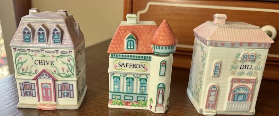 Lenox Spice Village Complete Set Of 24 Handcrafted Fine Porcelain 1989 Taiwan - Image 18