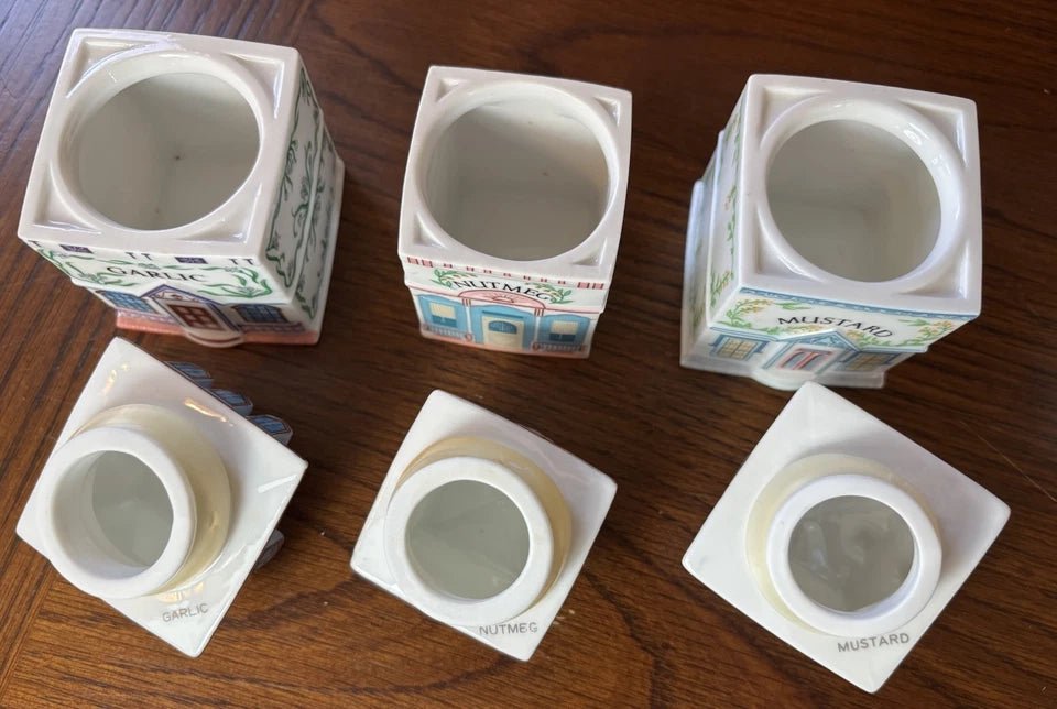 Lenox Spice Village Complete Set Of 24 Handcrafted Fine Porcelain 1989 Taiwan - Image 17