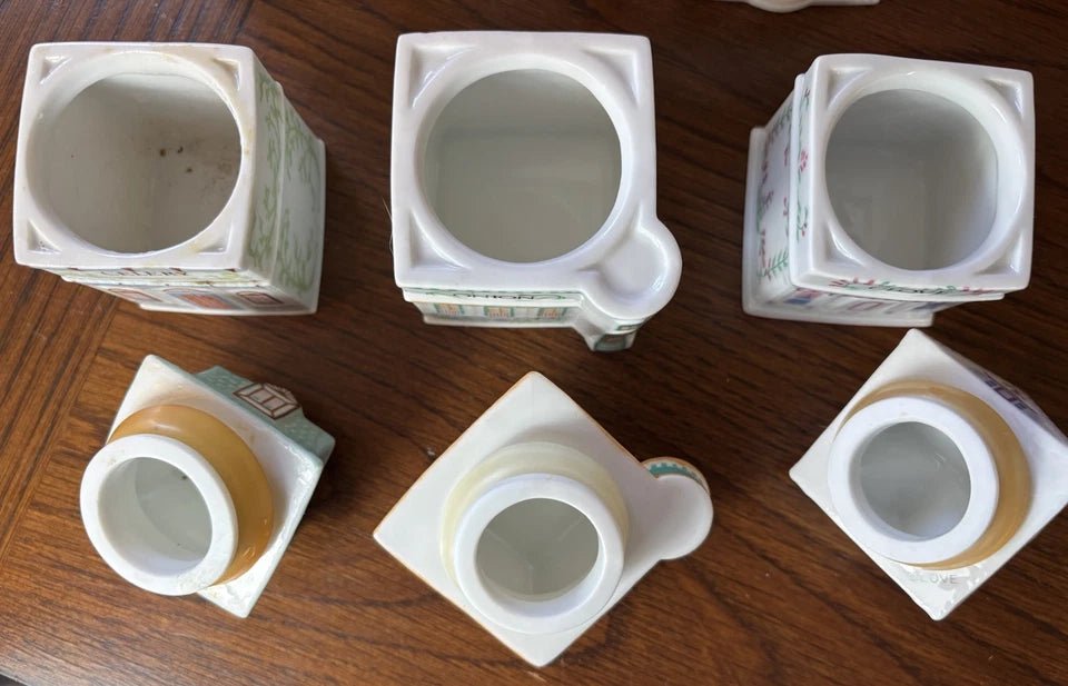 Lenox Spice Village Complete Set Of 24 Handcrafted Fine Porcelain 1989 Taiwan - Image 16